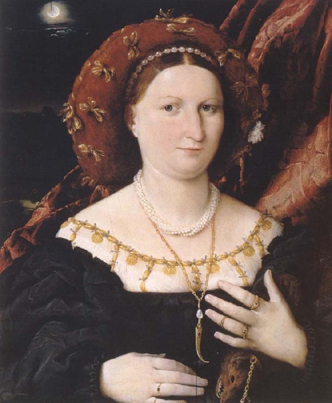 Lorenzo Lotto Portrat of the Lucina Brembati